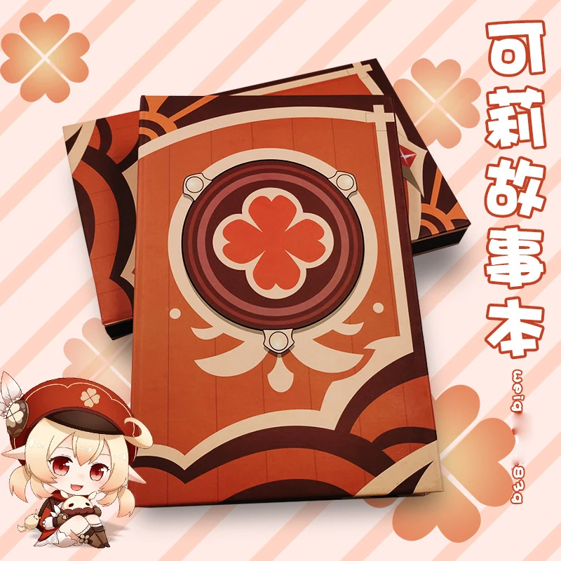 

Anime Genshin Impact Klee Theme A5 Notebook Jotter Student Note Pad Book School Supplies Sketchbook Weekly Planner Cosplay Gifts