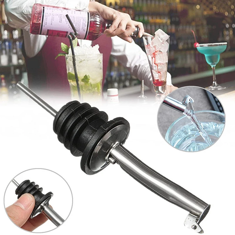 1PC Stainless Steel Drinks Wine Cocktail Pourer Dispenser Alcohol Quantitative Liquor Pouring Device Home Bar Accessories | Дом и сад