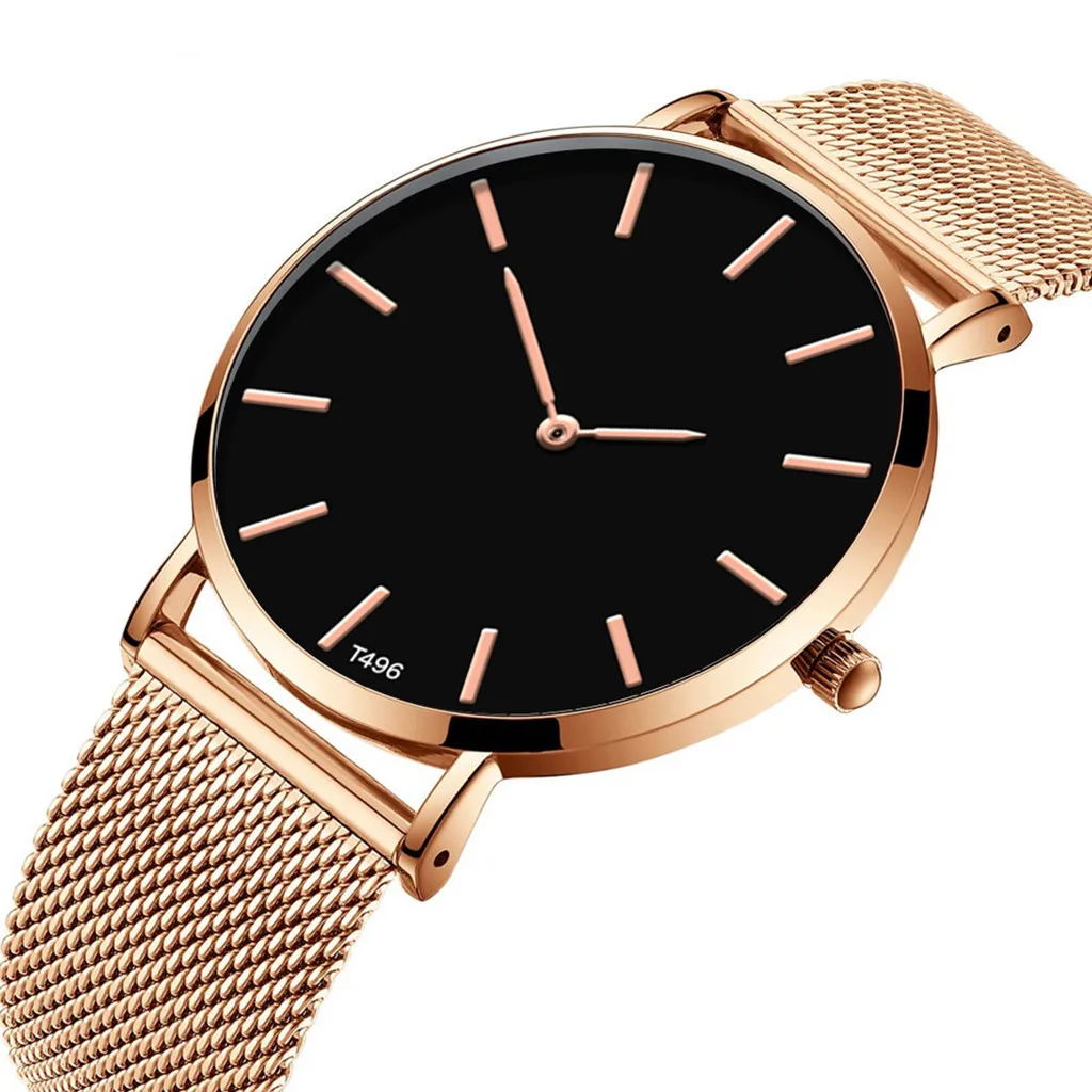 OTOKY женские s часы мужские сетчатый ремень кварцевые простые римские весы