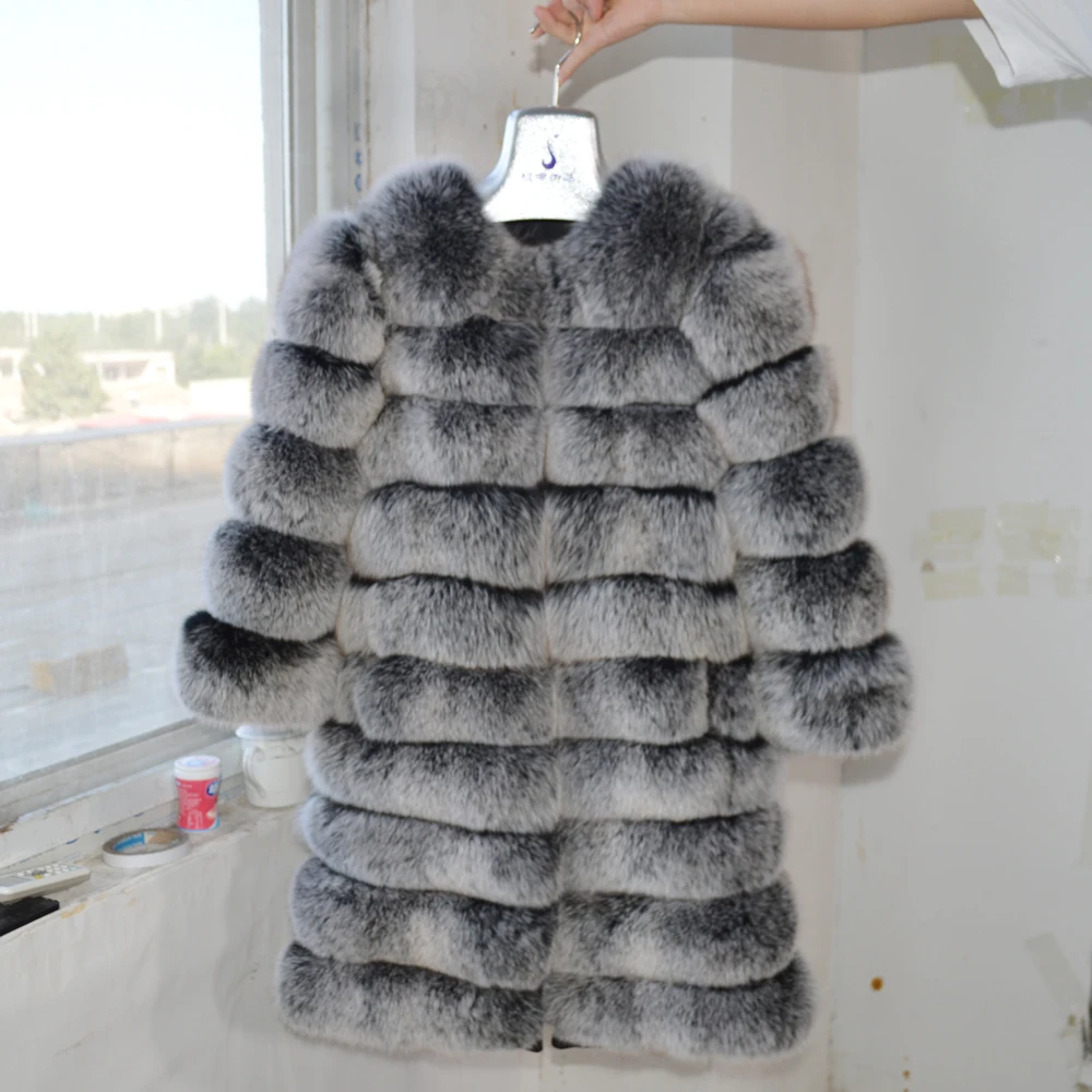 2020 съемный Стиль женский зимний толстый теплый натуральный мех норки пальто из