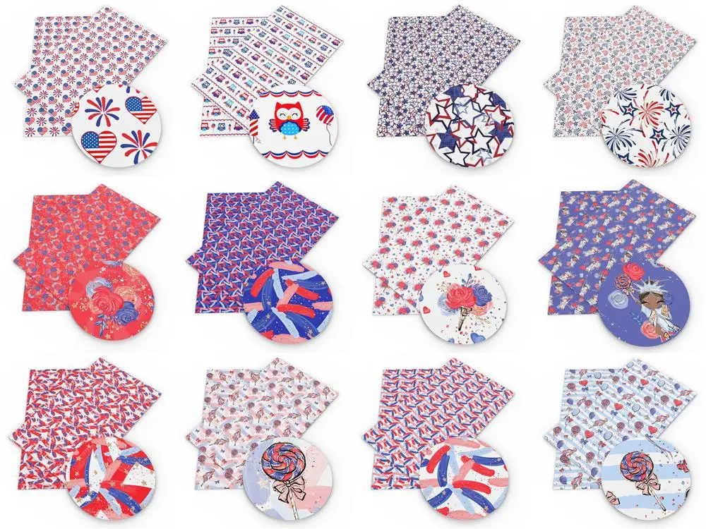 День независимости США Независимости Искусственная кожа волоконный текстильный