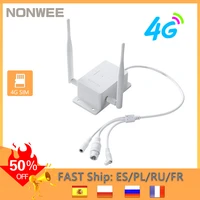 mobile 4g wifi router sim card unlocked with 2 antennas wifi modem 3g 4g lte cpe ip66 waterproof 150mbps for ip camera