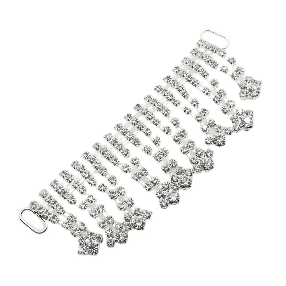 2 шт./лот 100 мм занавески из горного хрусталя цепочка Пряжка соединители