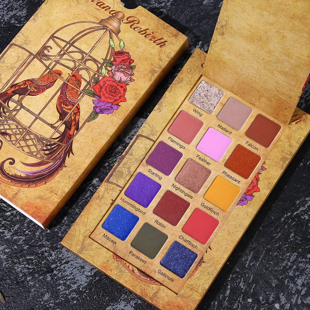 Палетка теней для век UCANBE естественные пигментированные матовые Сияющие тени 15