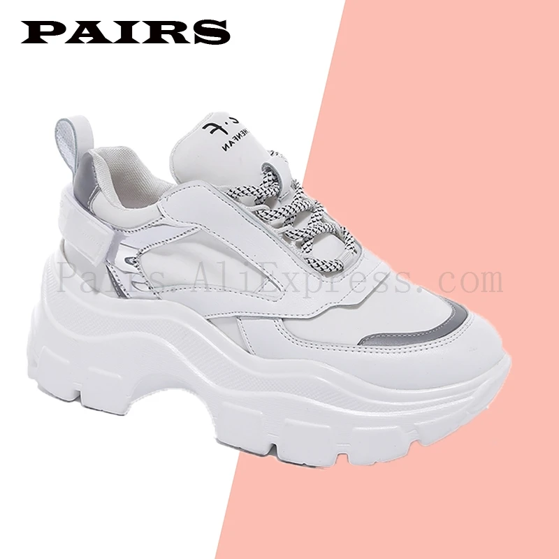 Модные женские кроссовки сезон осень Прямая поставка обувь на толстой подошве
