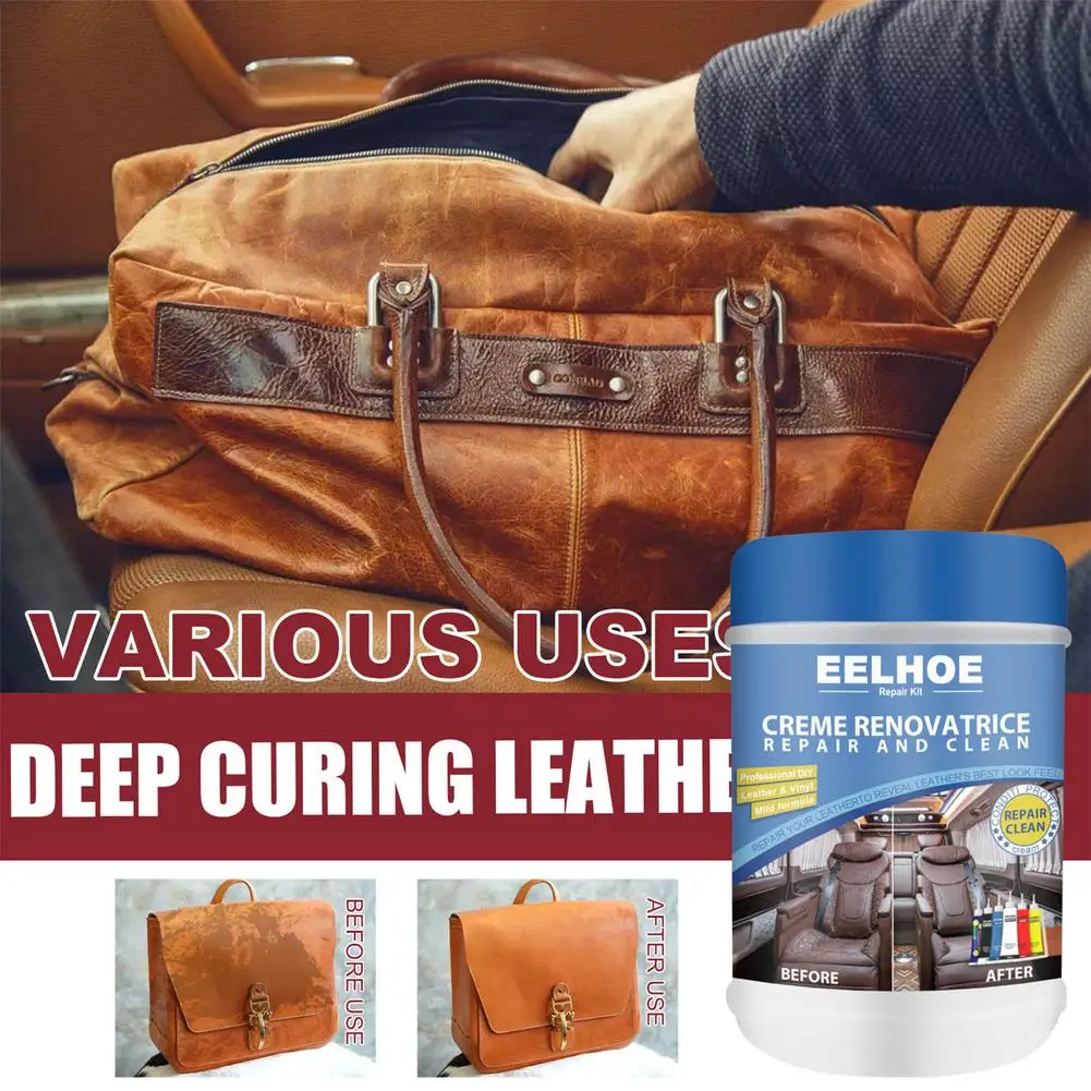 

Car Seat Leather Restoration Vinyl Repair Kit Auto cream Cracks Sofa Leather Scratch Cream Repair Seat Leather Holes Rips