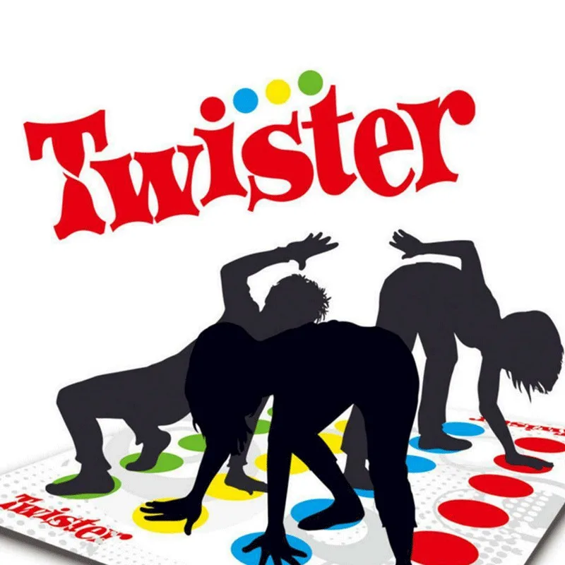 Twister Hasbro игры на открытом воздухе забавные Настольные для семейвечерние друзей