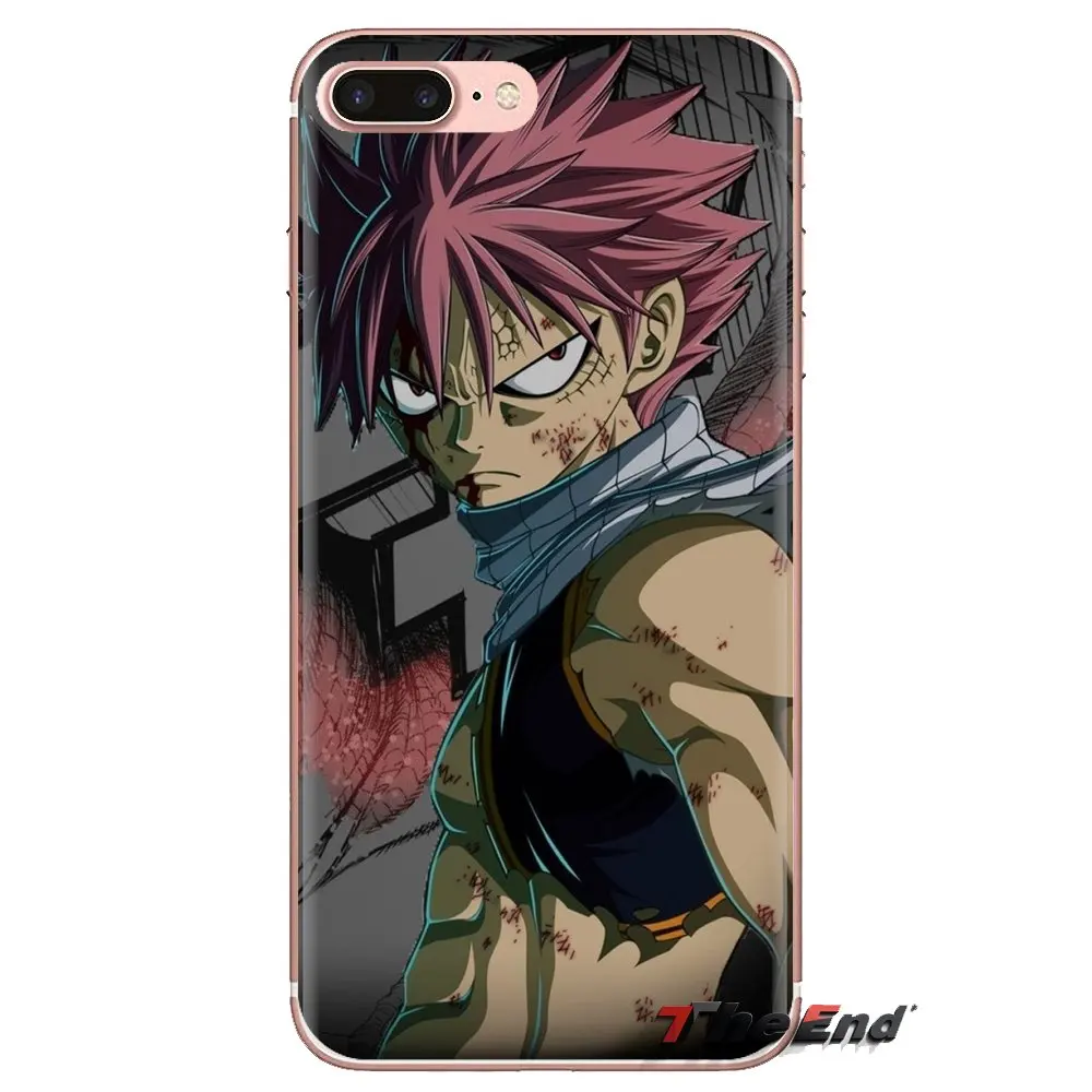 Transparent Soft TPU Case For Xiaomi Mi6 Mi 6 A1 Max Mix 2 5X 6X Redmi Note 5 5A 4X 4A A4 4 3 Plus Pro Natsu Dragneel Fairy Tail |
