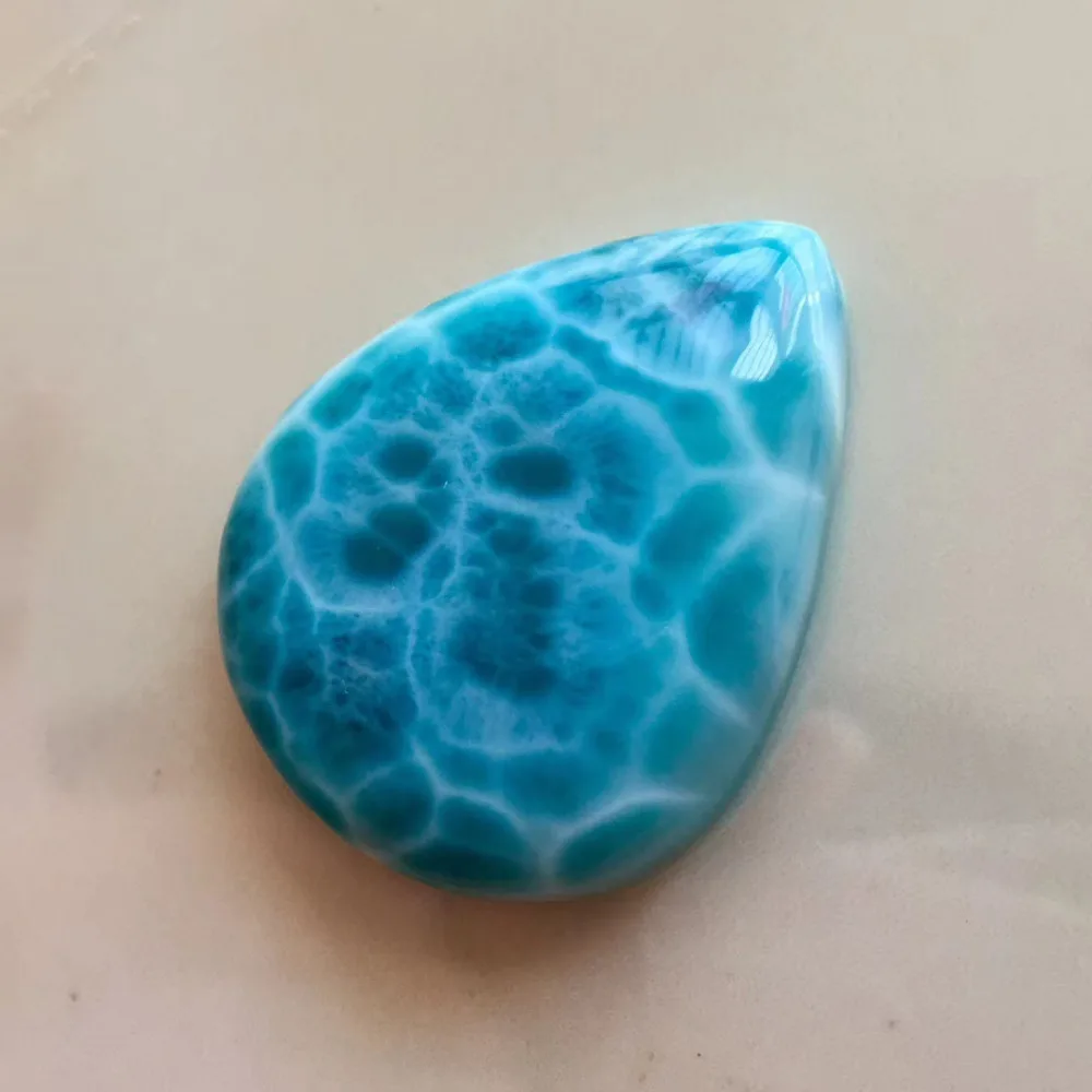 Высокое качество натуральный синий подвеска larimar 43x35x10 мм драгоценный камень для женщин и мужчин Капля воды Lucky Love подарок кулон AAAAA сертификат