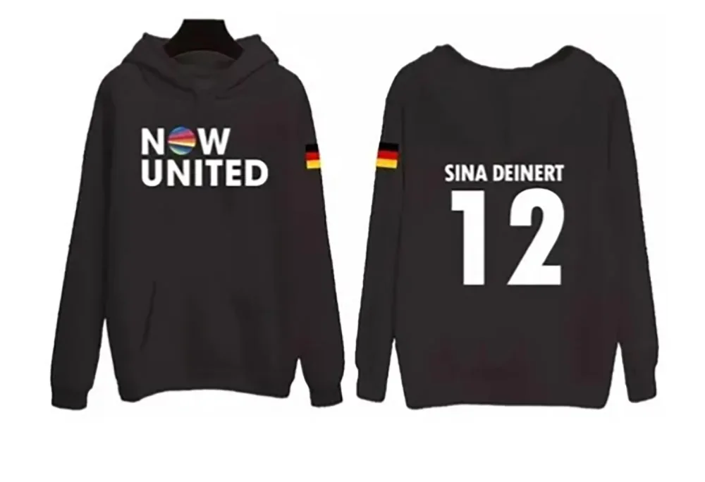 

2021 Now United Hoodie Sweatshirts Men Women Germany Sina Deinert 12 Pullover Unisex Harajuku Tracksui