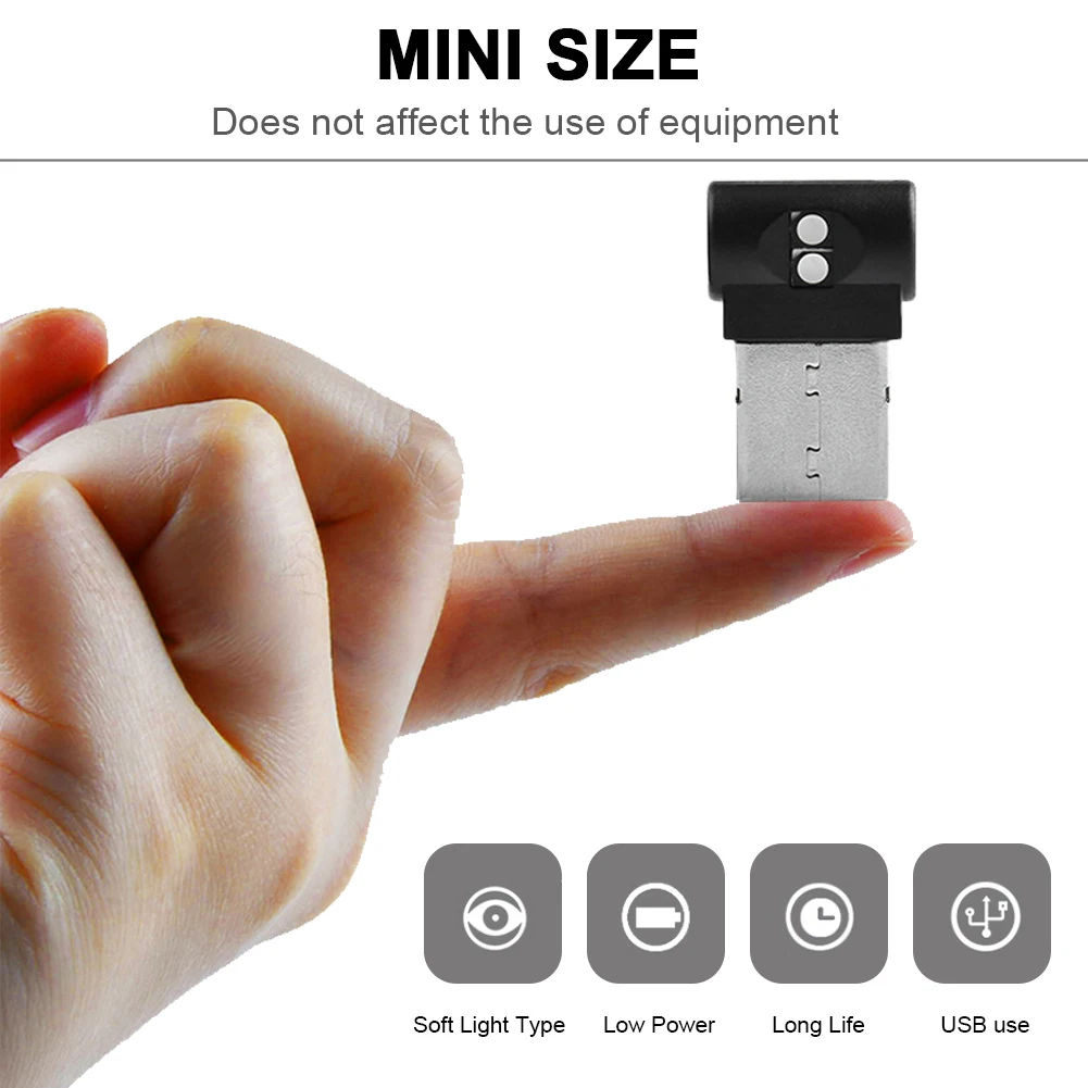 7 цветов изменить мини-usb зарядное устройство для авто с контрастным светильник