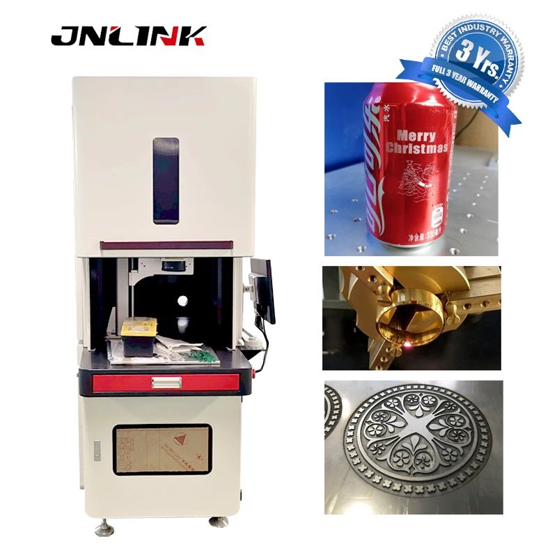 Оптоволоконная лазерная маркировочная машина по низкой цене 3D гравировальная