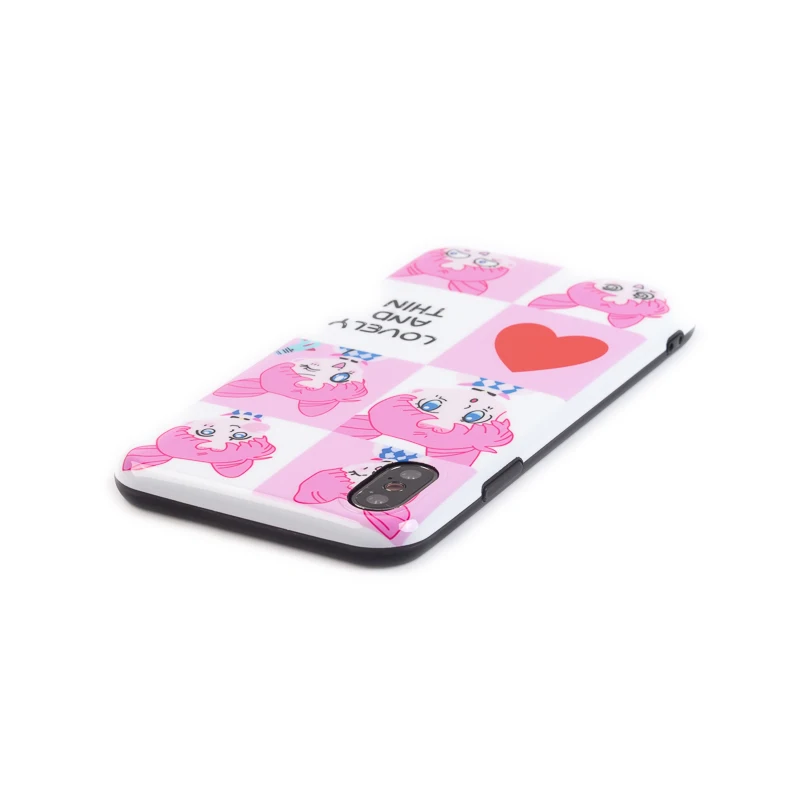 Luxury Glossy Soft Silicone Case for Apple iPhone X 10 XS Max XR 7 Plus 8 6S 6 Full Cover Cute Cartoon Pink Girl Lovely Thin Fit | Мобильные