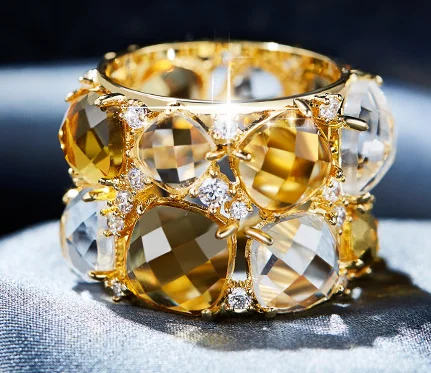 

YTF1372 925 Sterling Silver Ring women's imitation ring zircon women's ring