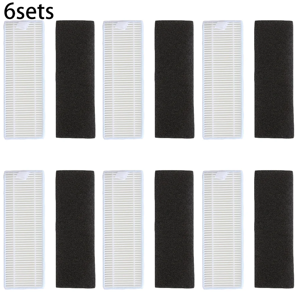 

6 Sets Filter Sponge For Silvercrest SSR1 Robot Vacuum Cleaner Accessories