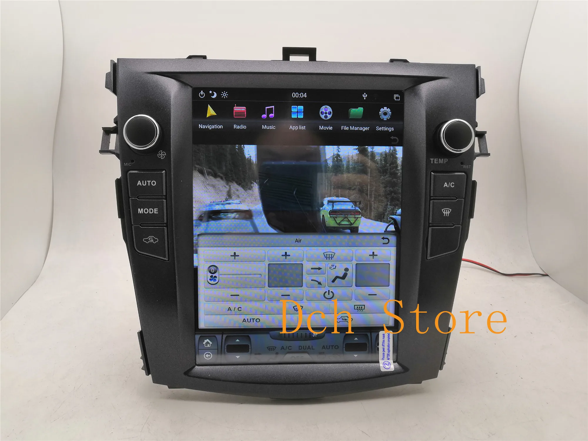 10,4 ''вертикальный экран Tesla стиль Android 8,1 автомобильный DVD gps для Toyota Corolla 2006 2007 2008 2009 2010 2011 2012 2013 ips радио
