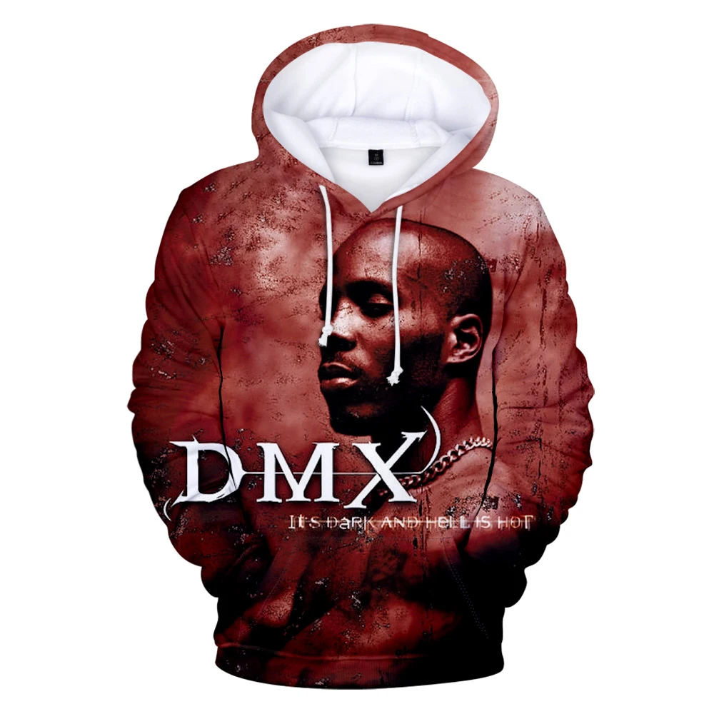 Худи DMX с 3D принтом свитшоты мужская и женская уличная одежда модные Осенние