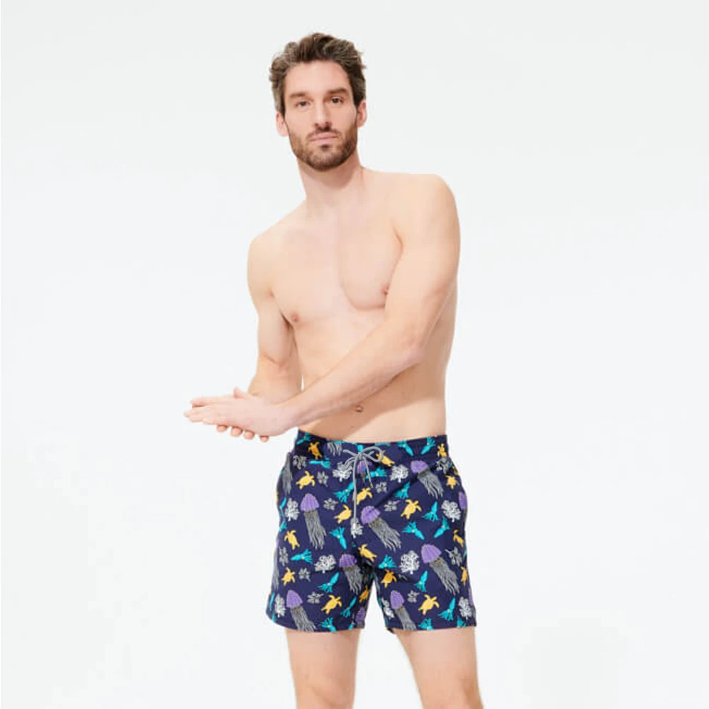 

Vilebre MEN SWIMWEAR HERRINGBONES TURTLES Newest Summer Casual Shorts Men Fashion Style Mens Shorts bermuda beach Shorts quin569