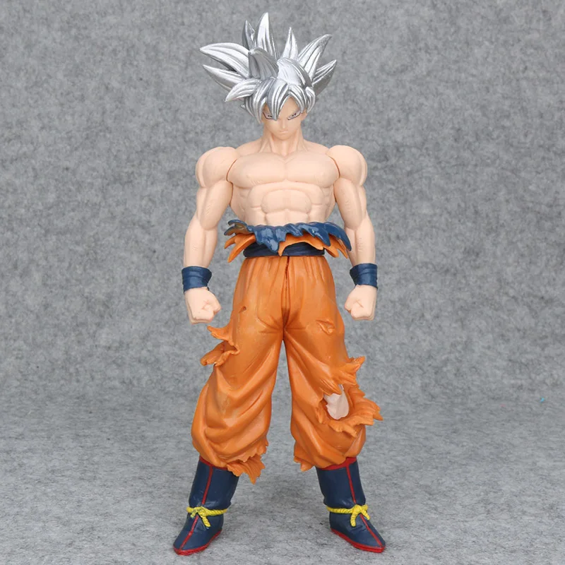 Небесно-голубой MSP Dragon Ball Z Master Stars Piece Son Goku Manga Dimension gohan Super Saiyan Vegeta PVC dragonball Action Figures model toy - Цвет: Небесно-голубой