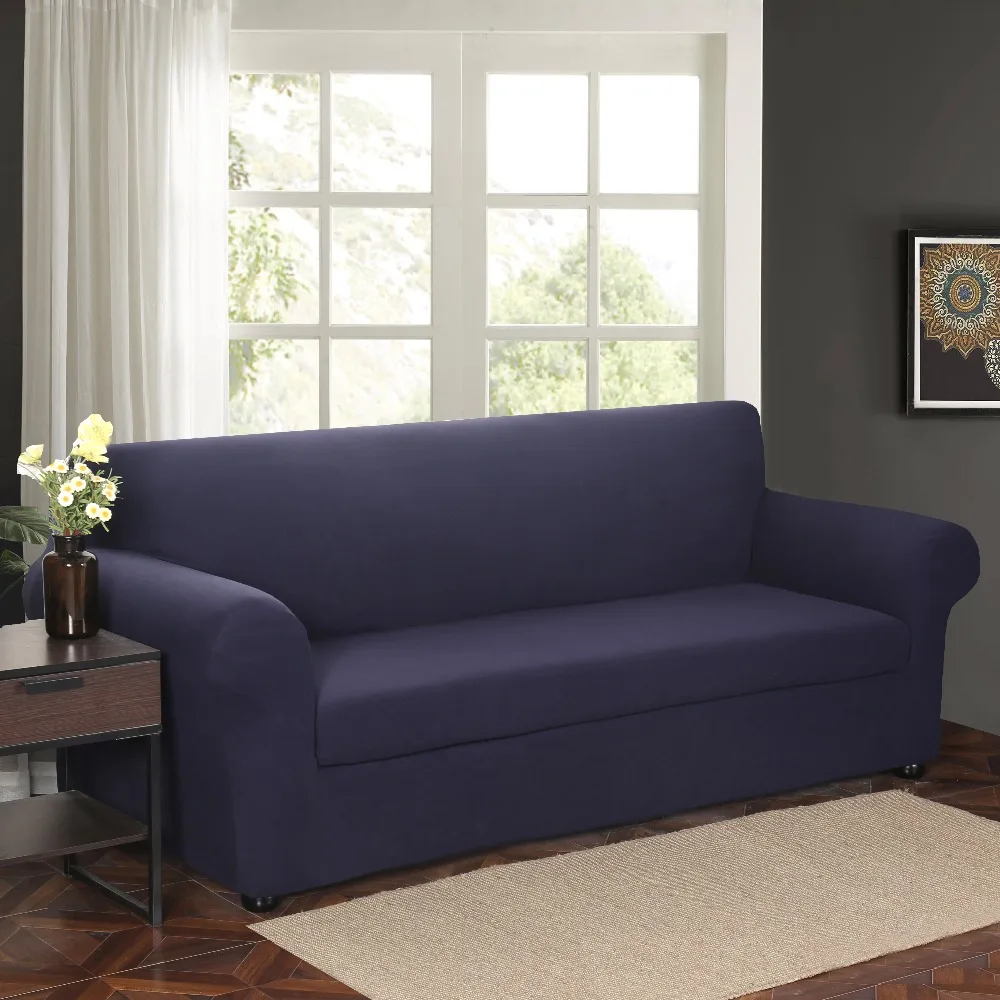 Стрейч диван Slipcover 2-шт. Диван-крышка мебель протектор диване Микро волокно супер мягкий прочный с эластичным дном