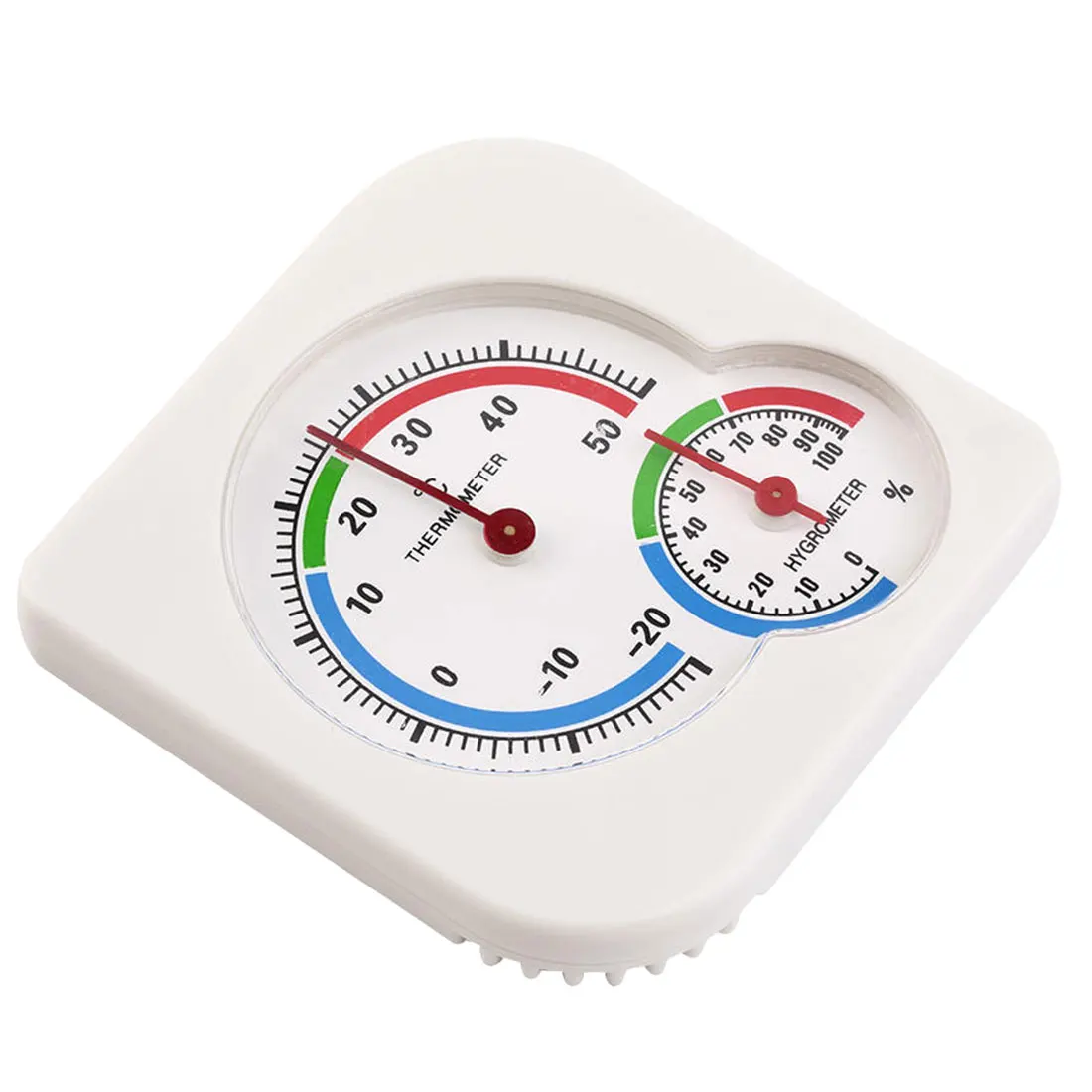 

Mini Thermometer Bell-shaped Scale Hygrometer for Home Office Wall Mount Indoor Temperature Measure Tool Indoor Outdoor