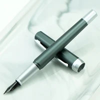 picasso 965 metal fountain pen bach rhythm black fine nib 0 5mm with gift box gray writing ink pen for office business
