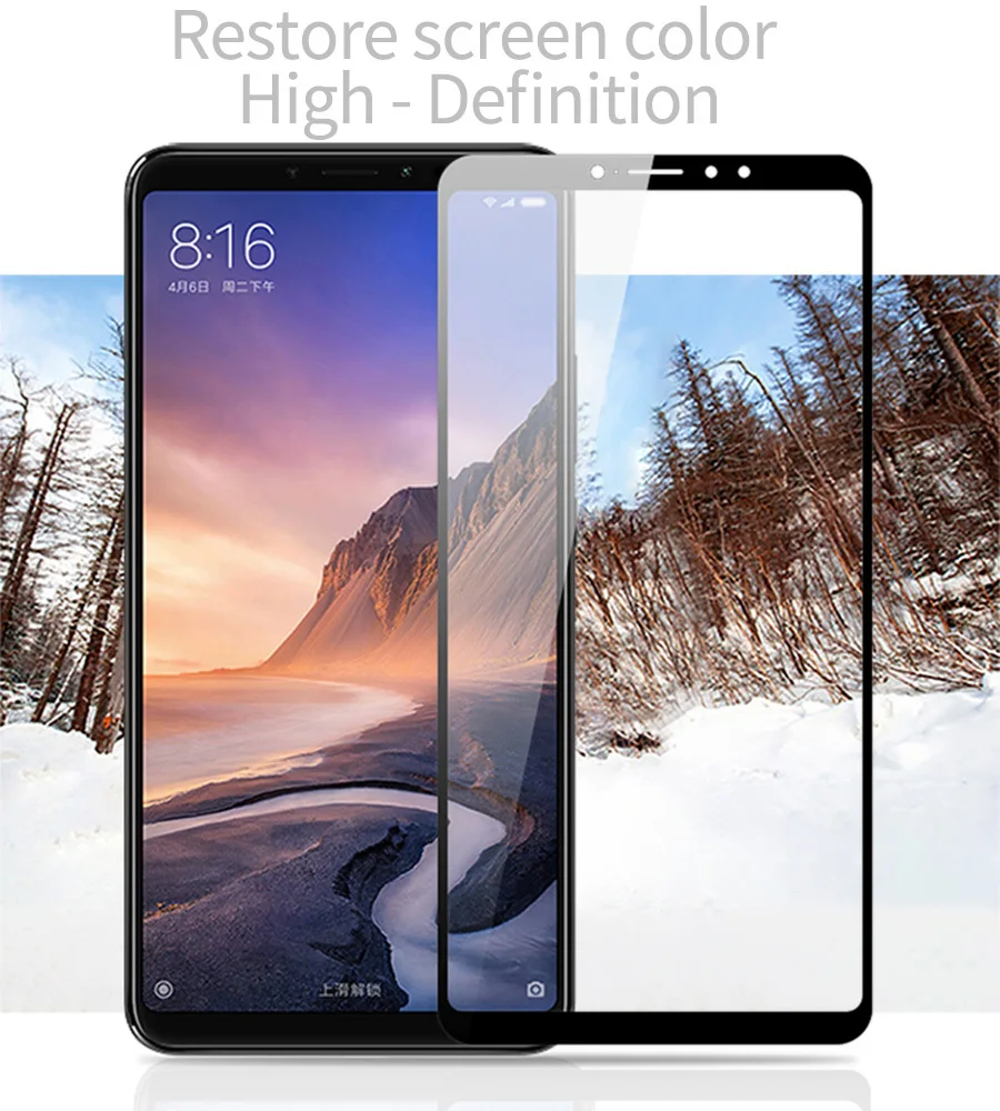 Закаленное стекло для xio mi 8 8se A2 A2lite A1 полное покрытие защитная пленка на xao redmi 6a 7a