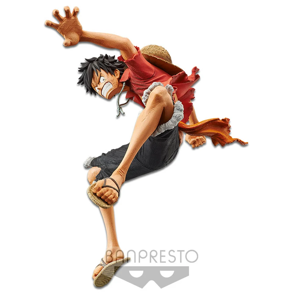 Tronzo Оригинал Banpresto цельный фильм Stampede King of Artist KOA Monkey D Luffy ПВХ фигурка модель
