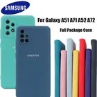Чехол для Samsung Galaxy A51 A71, высококачественный мягкий силиконовый чехол для Samsung Galaxy A52 A72, защитный чехол с логотипом и кнопками
