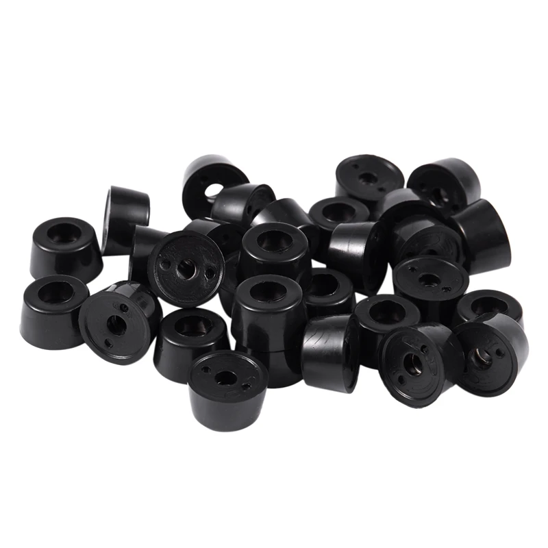 JEYL Home Furniture Black Rubber feet 13 mm x 7 30 PCS |