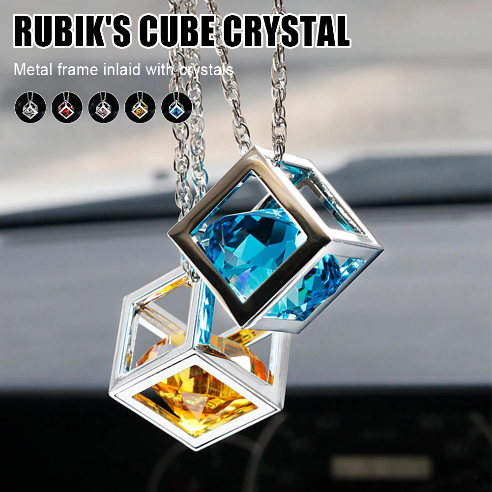 

Rearview Mirror Pendant Hanging Diamond Crystal Ornaments Auto Decor Car Styling Car Bling Kit Interior Accessories for Women