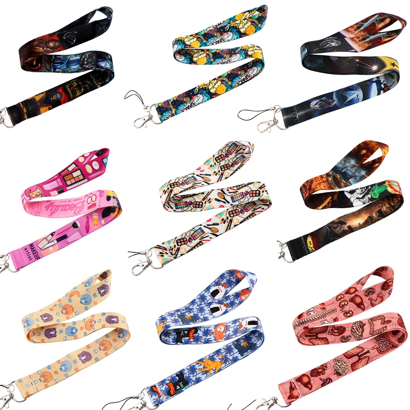 

20pcs/lot BH1573 Blinghero Movie Lanyard For Phone Card Neck Strap Human Organs Lanyard For Doctor Makeup Artist