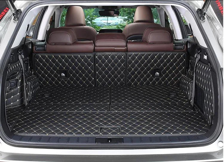 

High quality! Special car trunk mats for Lexus RX 350L 6 7 seats 2020 waterproof boot carpets cargo liner mats for RX350L 2019
