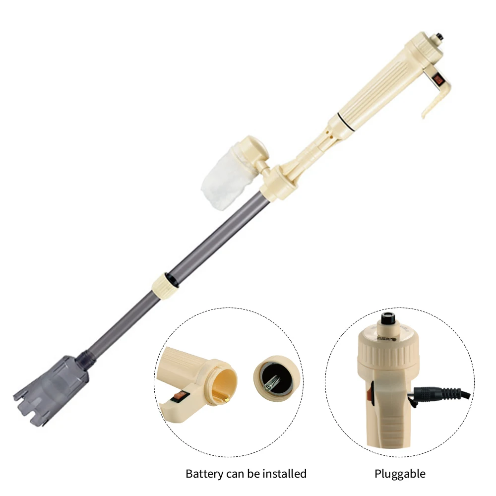1 PC Electric Aquarium Gravel Cleaner Water Change Pump Cleaning Tools Siphon for Fish Tank Filter | Дом и сад