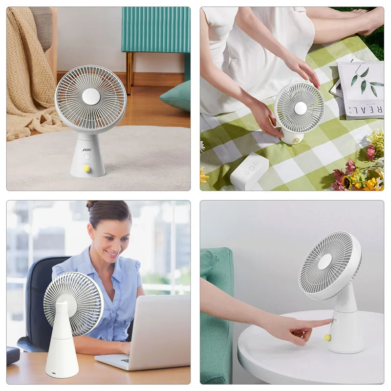 

JVJH USB Desk Fan Personal Desktop Table Fans Aromatherapy Cooling Fan with 4 Speeds Strong Wind for Home Office Bedroom