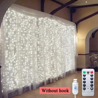 1m2m3m led curtain string lights garland wedding party decorations wedding birthday new year party supplies
