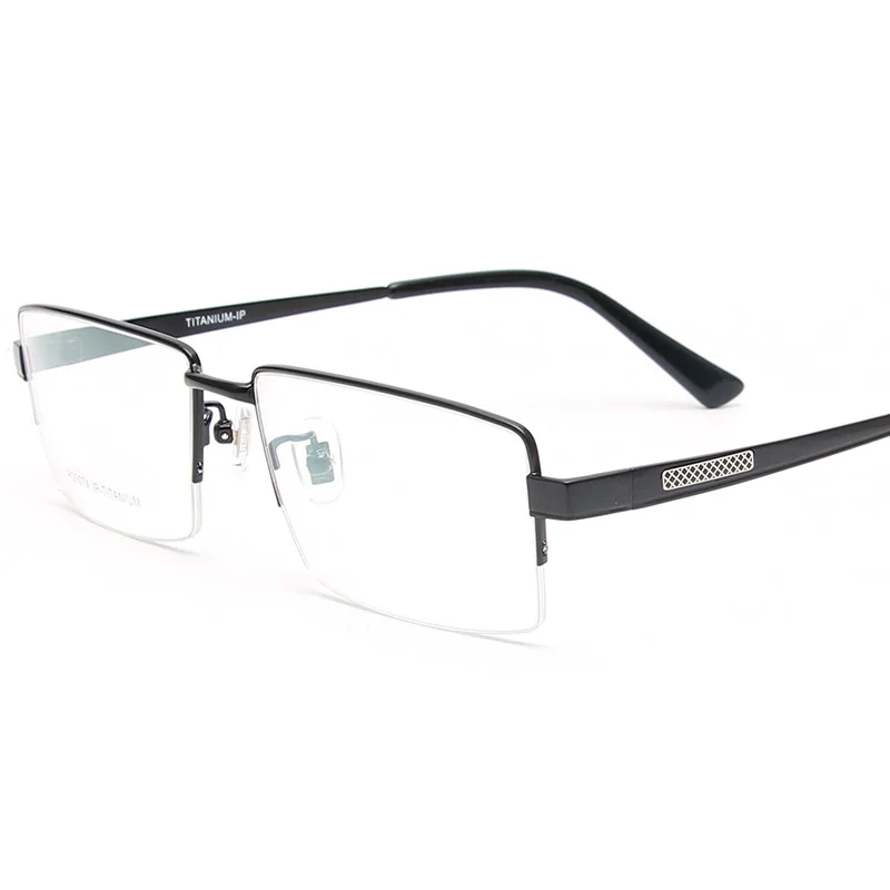 Новая чистая титановая оправа для очков мужские минималистичные деловые рамки