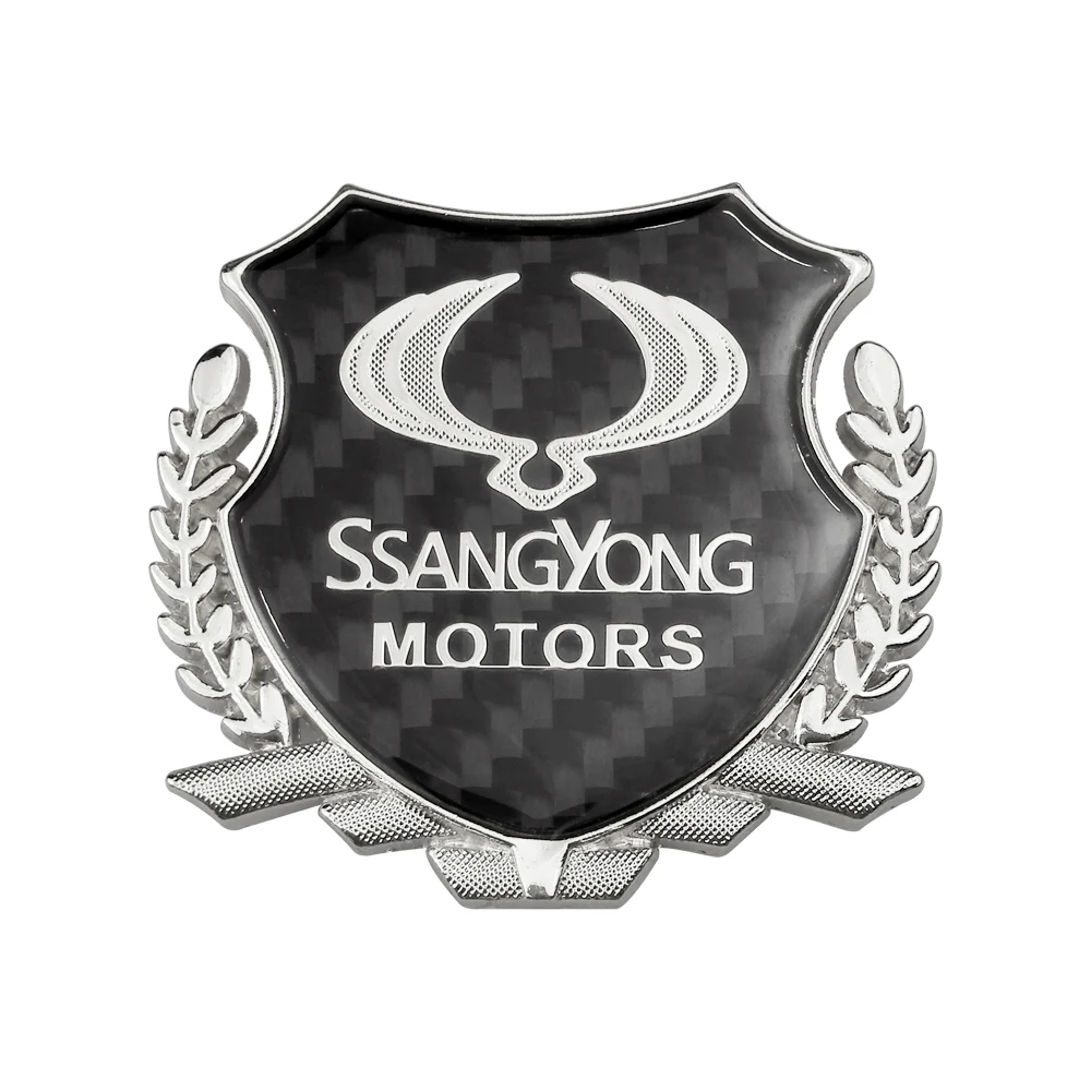 Автомобильный значок наклейка для Ssangyong Rexton G4 2 Tivolan Kyron Председатель Musso Rodius Actyon