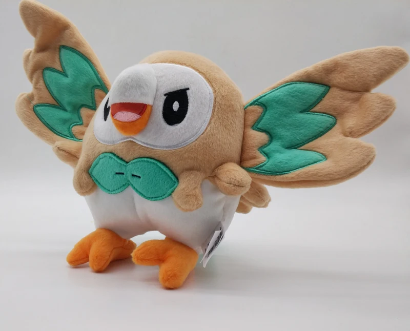 Новая плюшевая игрушка Rowlet Tomy Nintendo Game Freak детская 17 см в высоту!|Персонажи