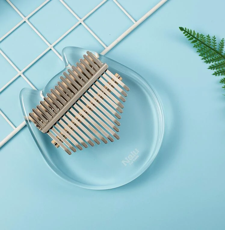 17 клавиш Kalimba акриловое пианино Mbira прозрачная клавиатура инструмент Тюнинг