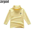 Осенний костюм для мальчиков Jargazol, хлопковый топ с длинным рукавом и высоким воротником, рубашки поло для мальчиков