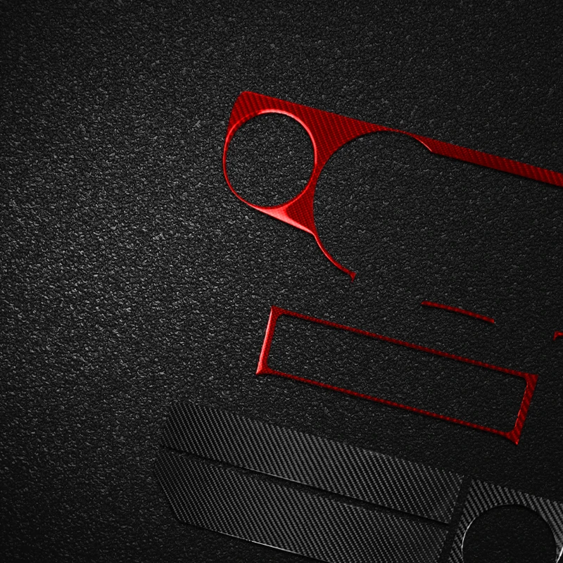 

For Ford Mustang 2009-2013 Carbon Fiber Dashboard Instrument Panel Trim Cover Interior Moulding Decorative Car Stickers