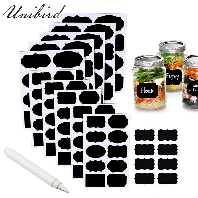 Unibird новинка пвх кухонная банка для специй стикеры приправ искусственная
