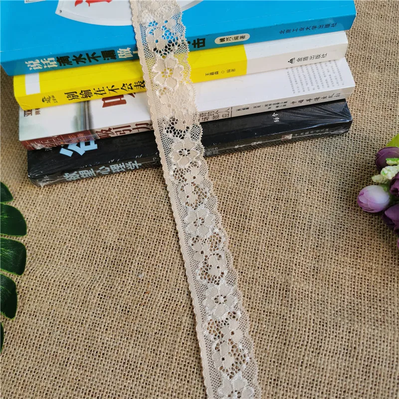 3 см S1355 белая эластичная кружевная ткань для рукоделия подходящая одежды нижнего