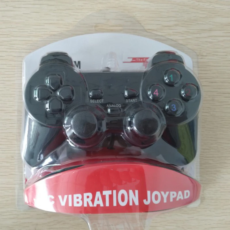 Проводной USB контроллер для ПК вибрационный джойстик игровой WinXP/Win7/Win8/Win10