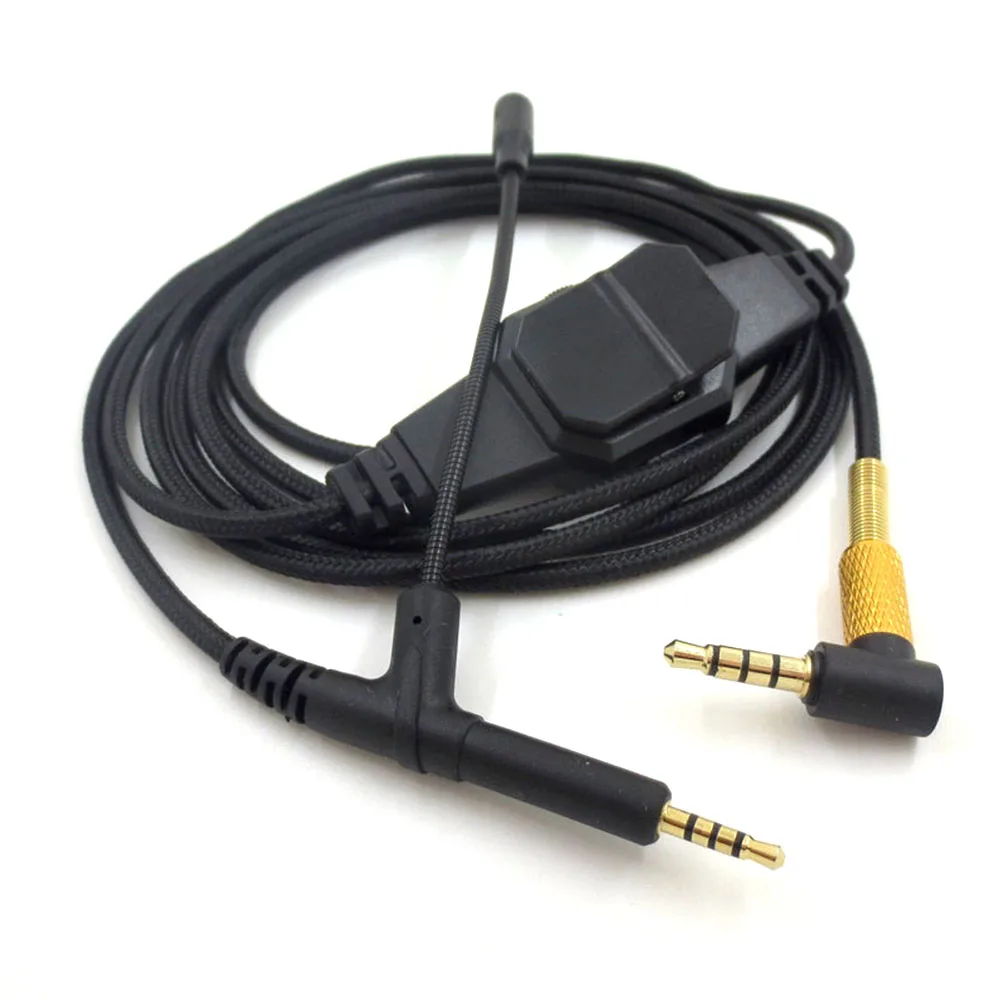 

Кабель Aux шнур, кабель для наушников мм (штекер)-штекер 3,5 мм (штекер), аудиокабель для игровых наушников со съемным микрофоном