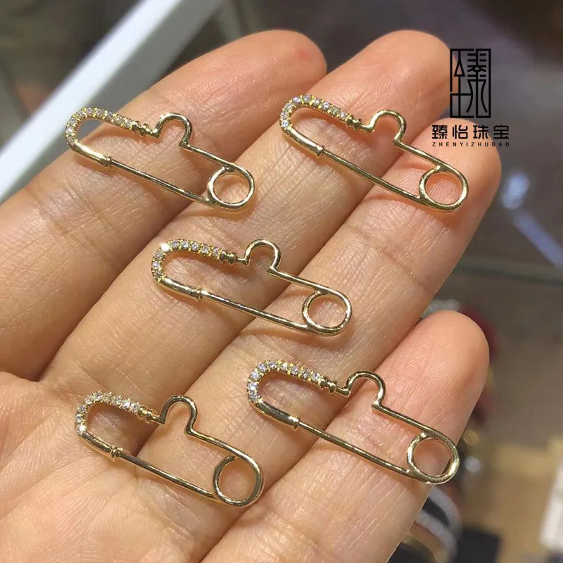 Синья 18k золото ожерелье брошь подвески очарование DIY соединитель замок застежка