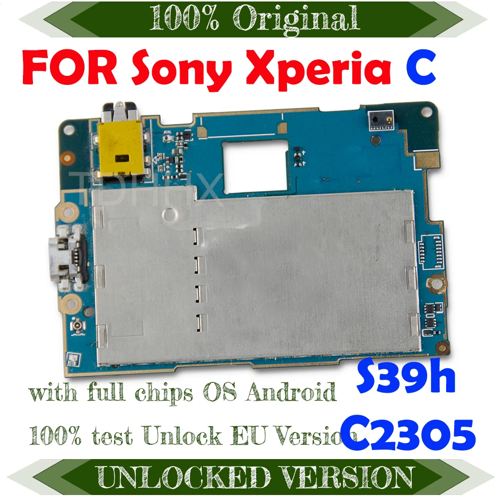 Материнская плата 100% оригинал разблокирована для Sony Xperia C S39h системные платы C2305 |