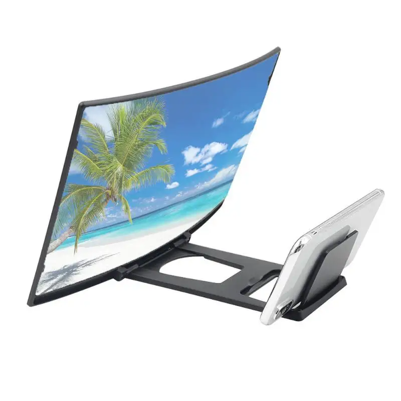 12 дюймовая изогнутая стойка для усилителя экрана мобильного телефона держатель