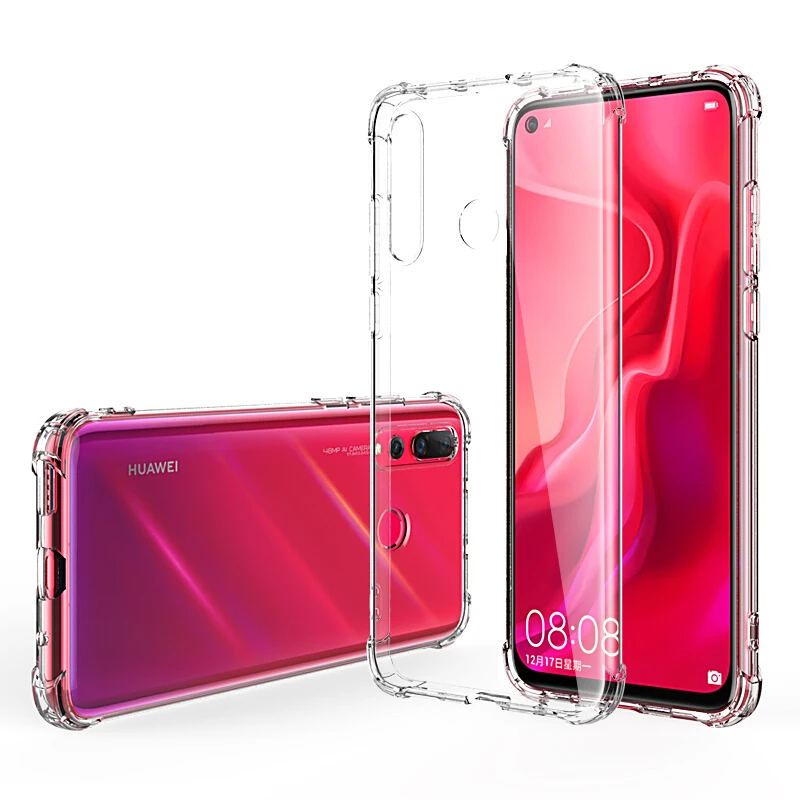 Мягкий прозрачный силиконовый чехол из ТПУ для Huawei Nova 3 3i 4 P20 P30 pro Honor V20 8X 8C 6A 6X 7X 7A 5C
